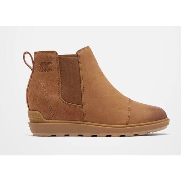 NEW SOREL EVIE II Chelsea Wedge Boot Women's Size 6 (Retail $140) - Picture 1 of 8